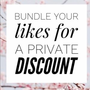Bundle your likes for a private discount!